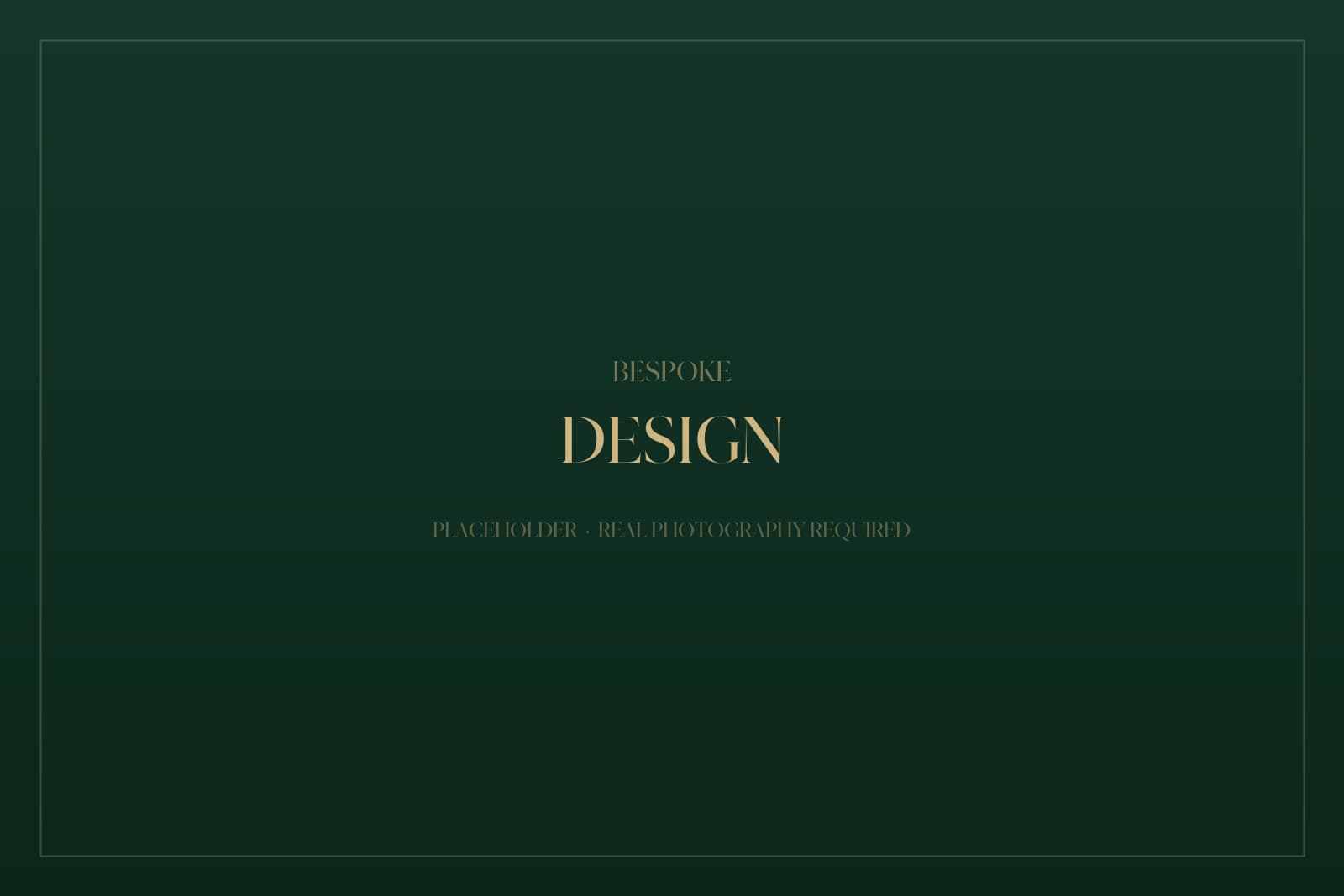 Sketches and layouts for a bespoke setting